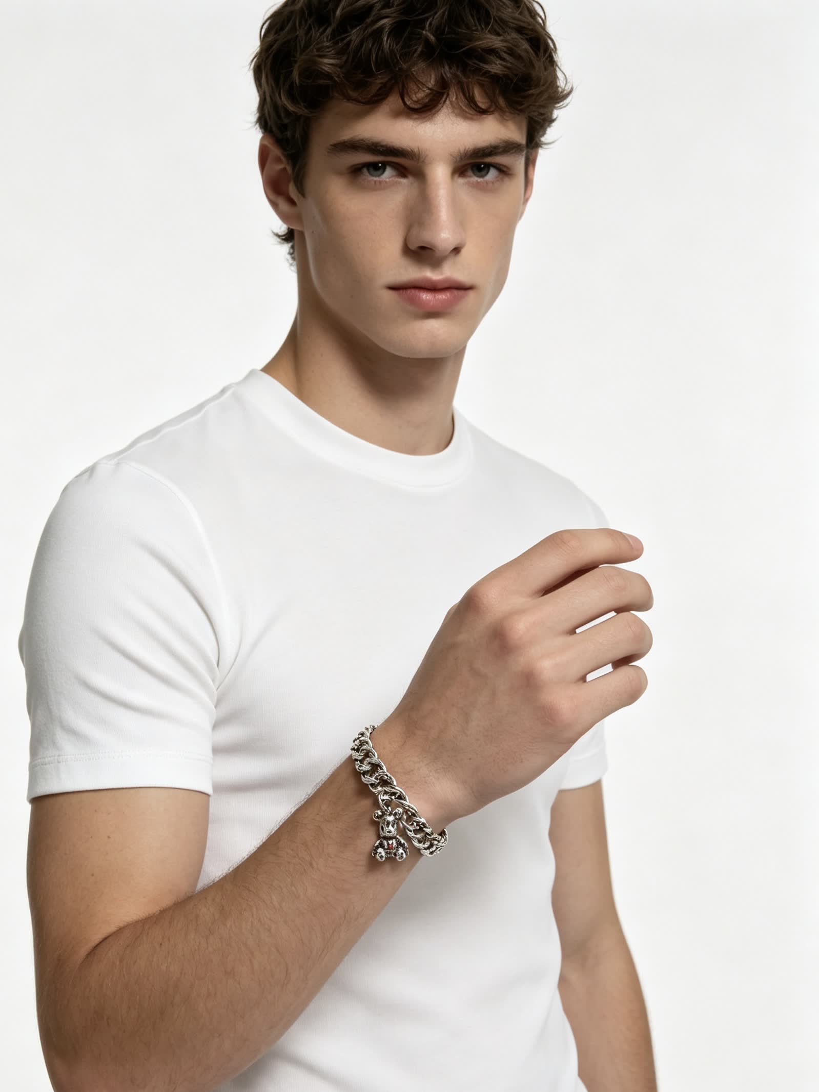 Louis Vuitton Silver Charm Bracelet